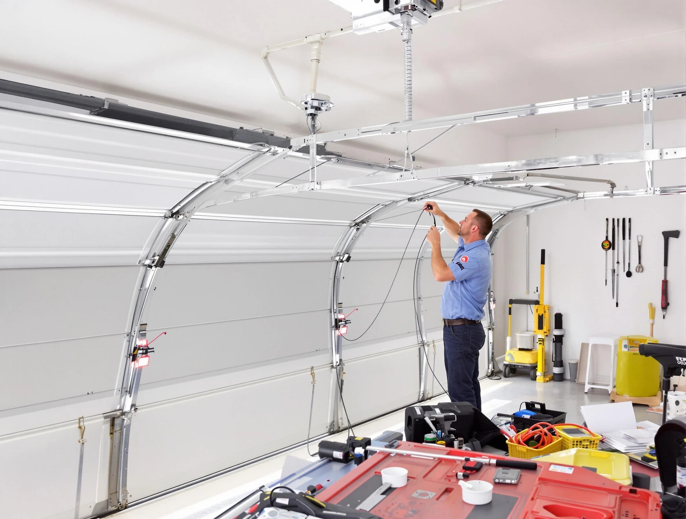 Garage door cable repair service by Pittsford Garage Door Repair in Pittsford