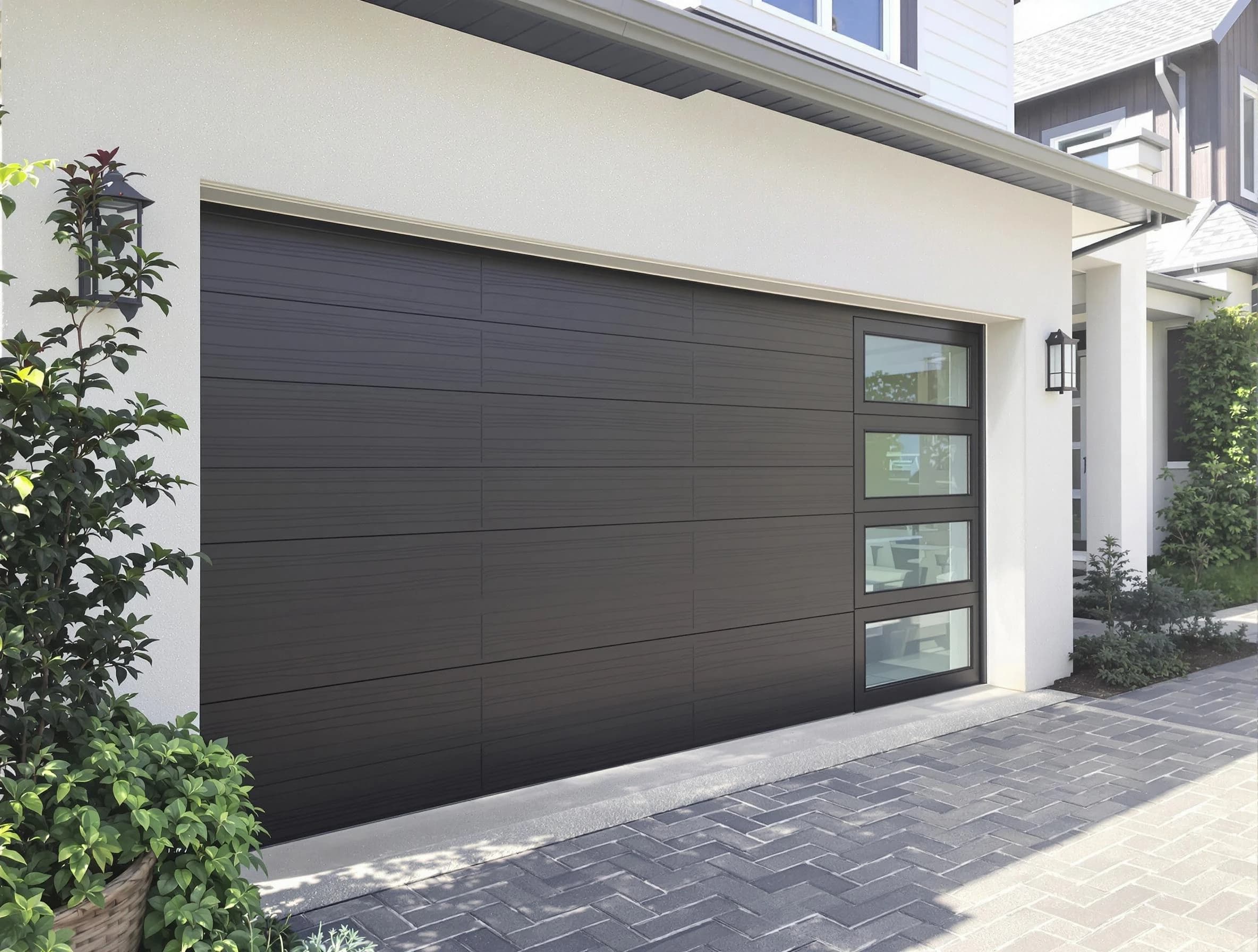 Custom garage door installation by Pittsford Garage Door Repair in Pittsford