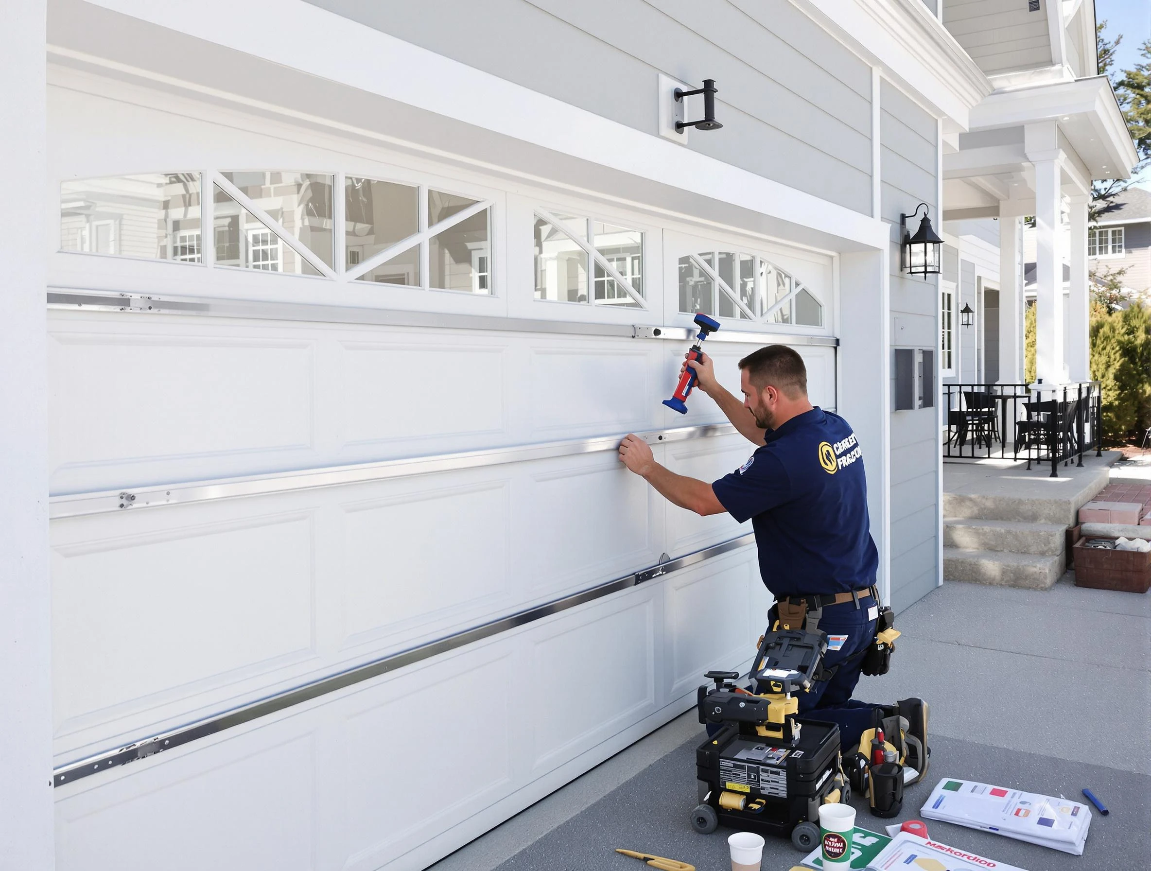 Professional garage door installation by Pittsford Garage Door Repair in Pittsford