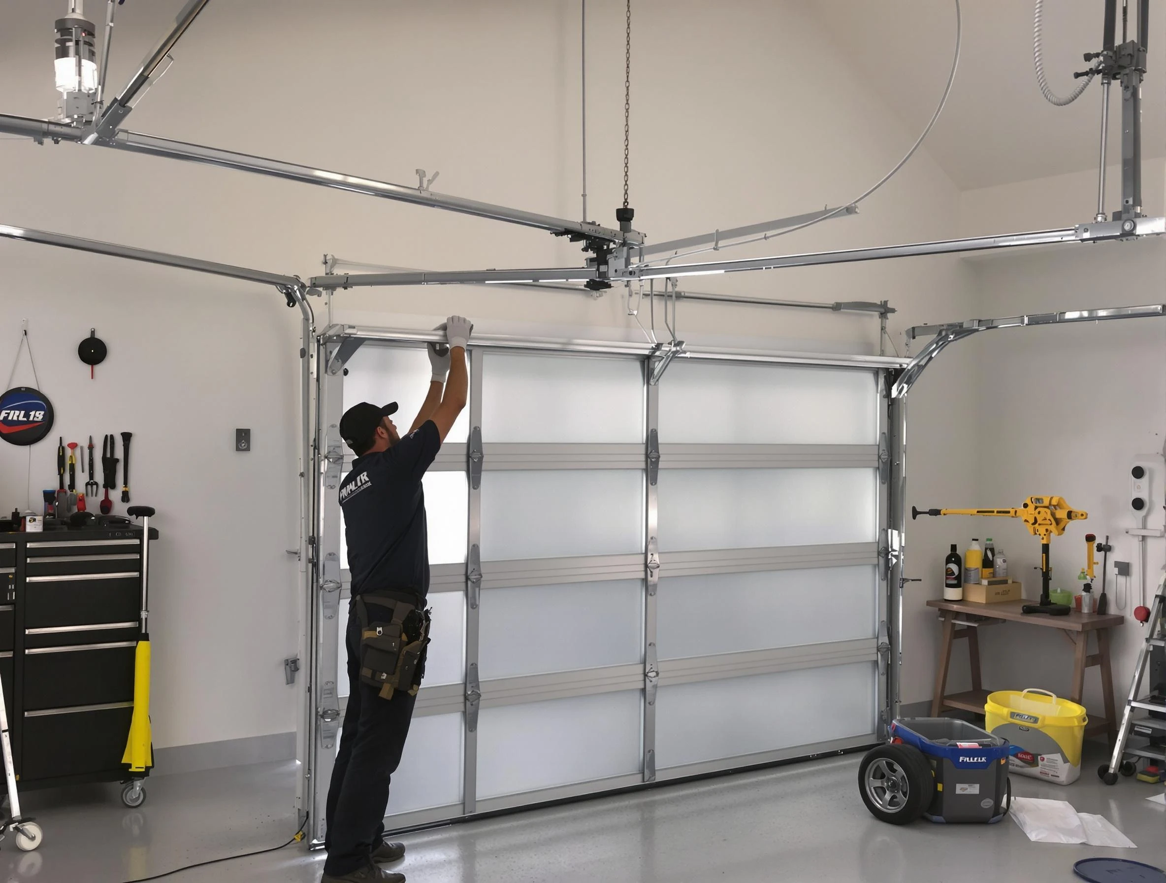 Pittsford Garage Door Repair certified team performing precision garage door installation in Pittsford