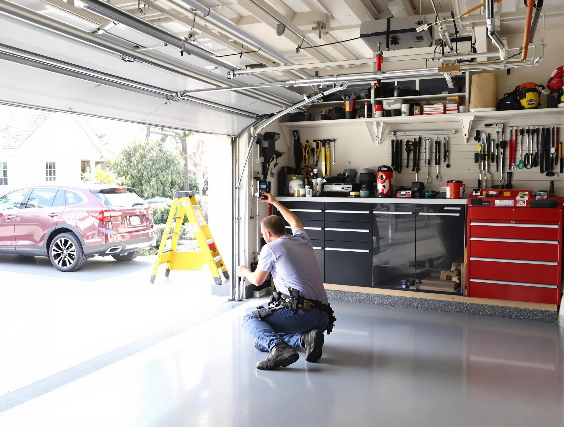 Local garage door repair service by Pittsford Garage Door Repair in Pittsford