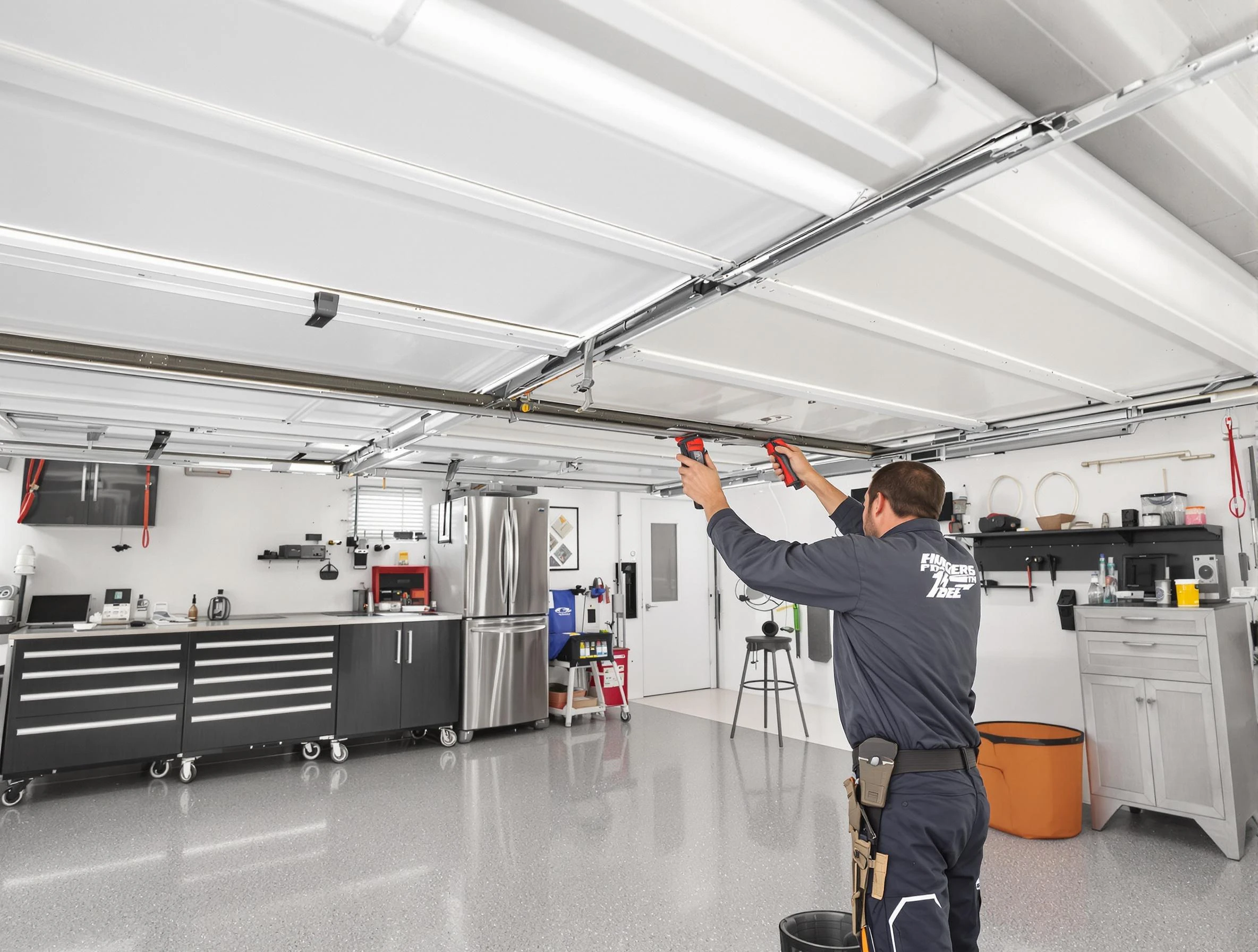 Overhead garage door repair service by Pittsford Garage Door Repair in Pittsford
