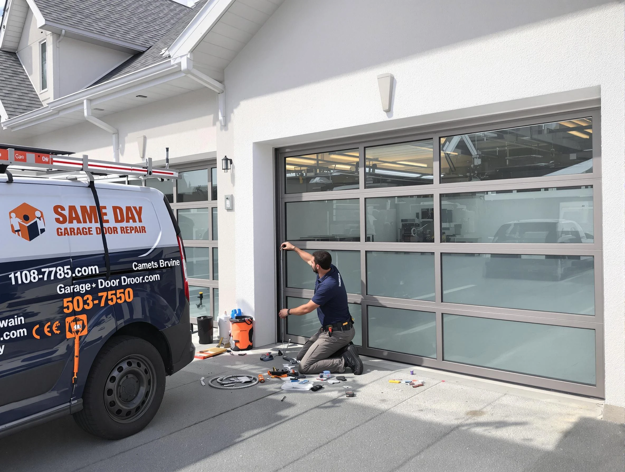 Same-day garage door repair service by Pittsford Garage Door Repair in Pittsford